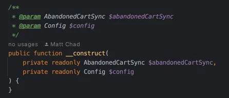 Magento 2 can benefit from consturctor property promotion in PHP 8