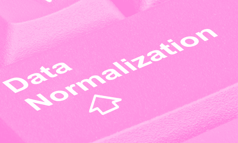 Data normalization