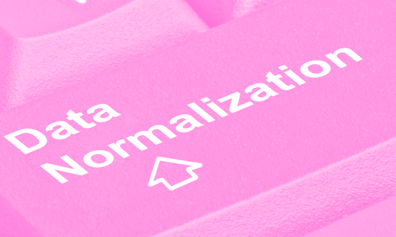 Data normalization