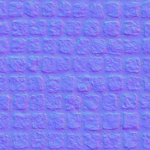 PBR material example - Normal Map